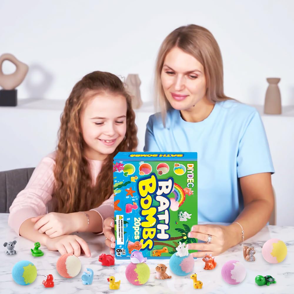 DIYDEC bombas de baño en empaque regalo, ideal para fechas especiales.