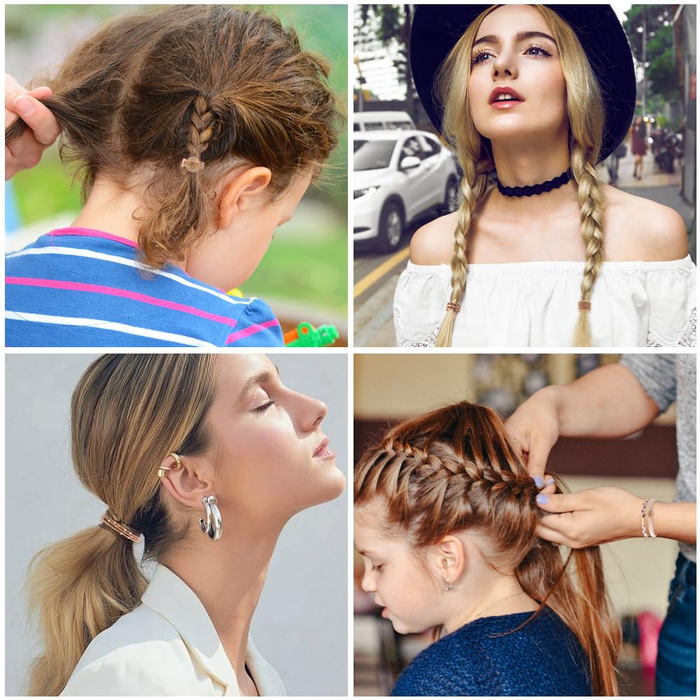 DIYDEC hair ties bracelet worn as accessory adds casual flair