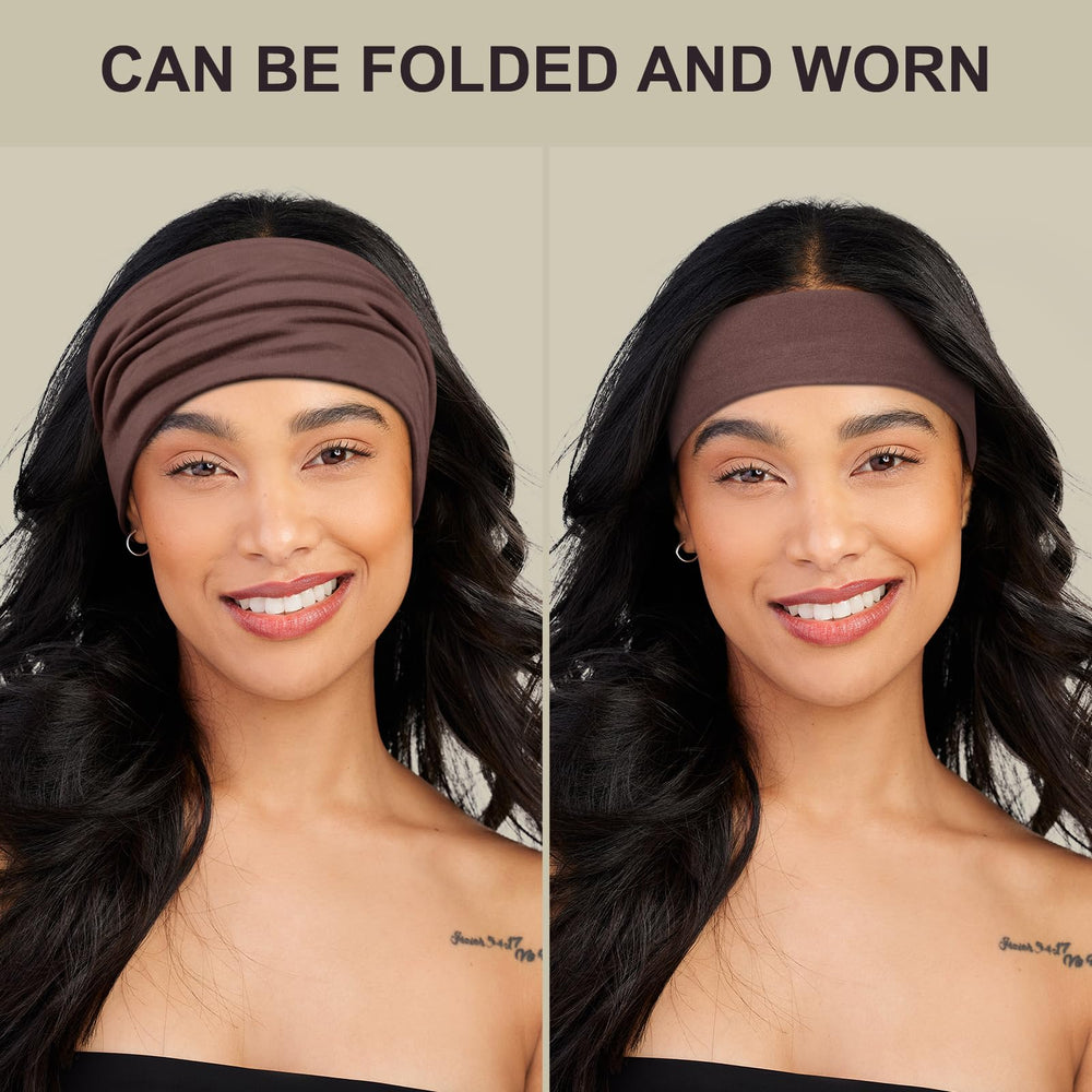 Bandas DiyJibb para el cabello, 7 colores, versátiles para yoga y estilo diario.