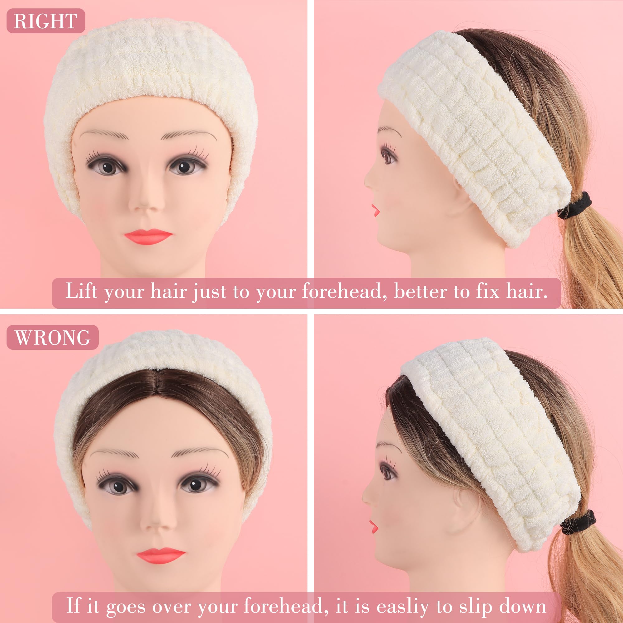 DiyJibb banda cabeza ajuste cordón melocotón, ajustable para diferentes perfiles.