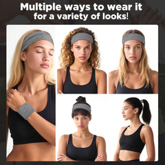 Diadema DiyJibb que absorbe sudor para entrenamientos intensos.