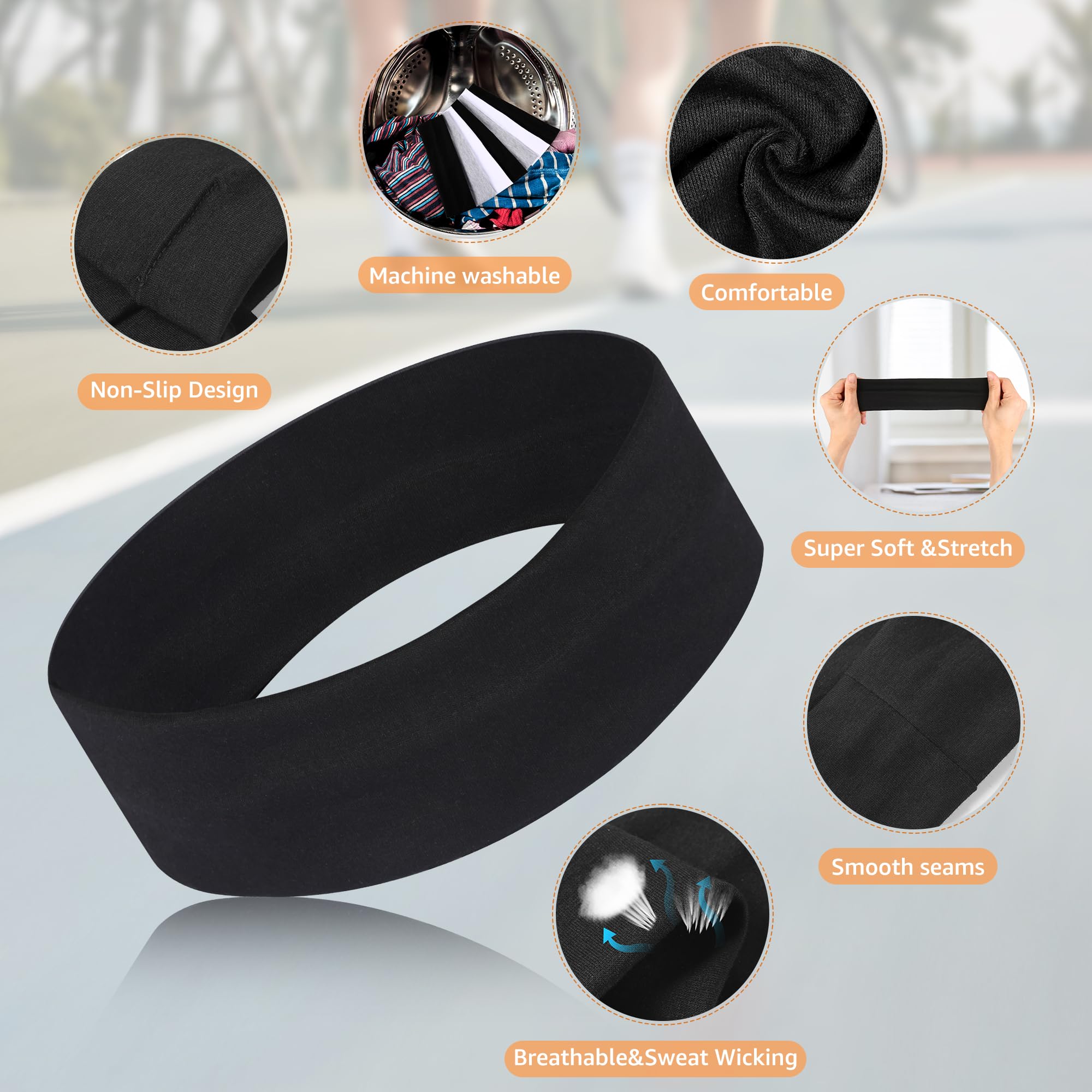 DiyJibb headbands available in seven colors for versatile looks.
