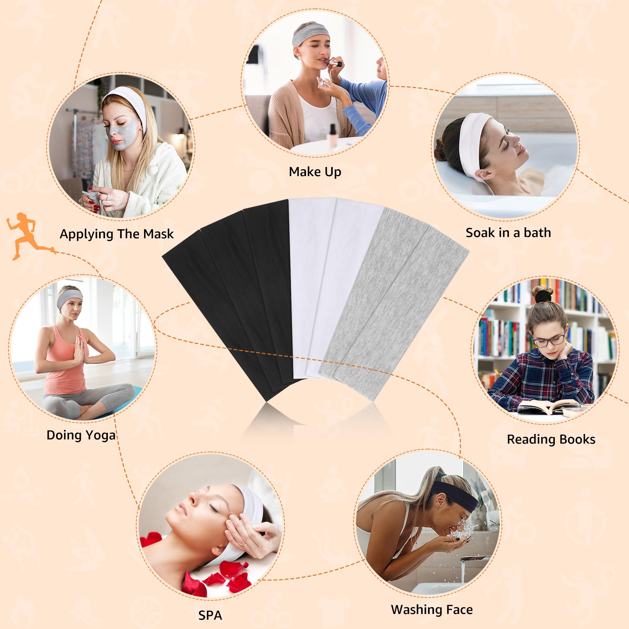 DiyJibb headbands ideal for sport like running and yoga.