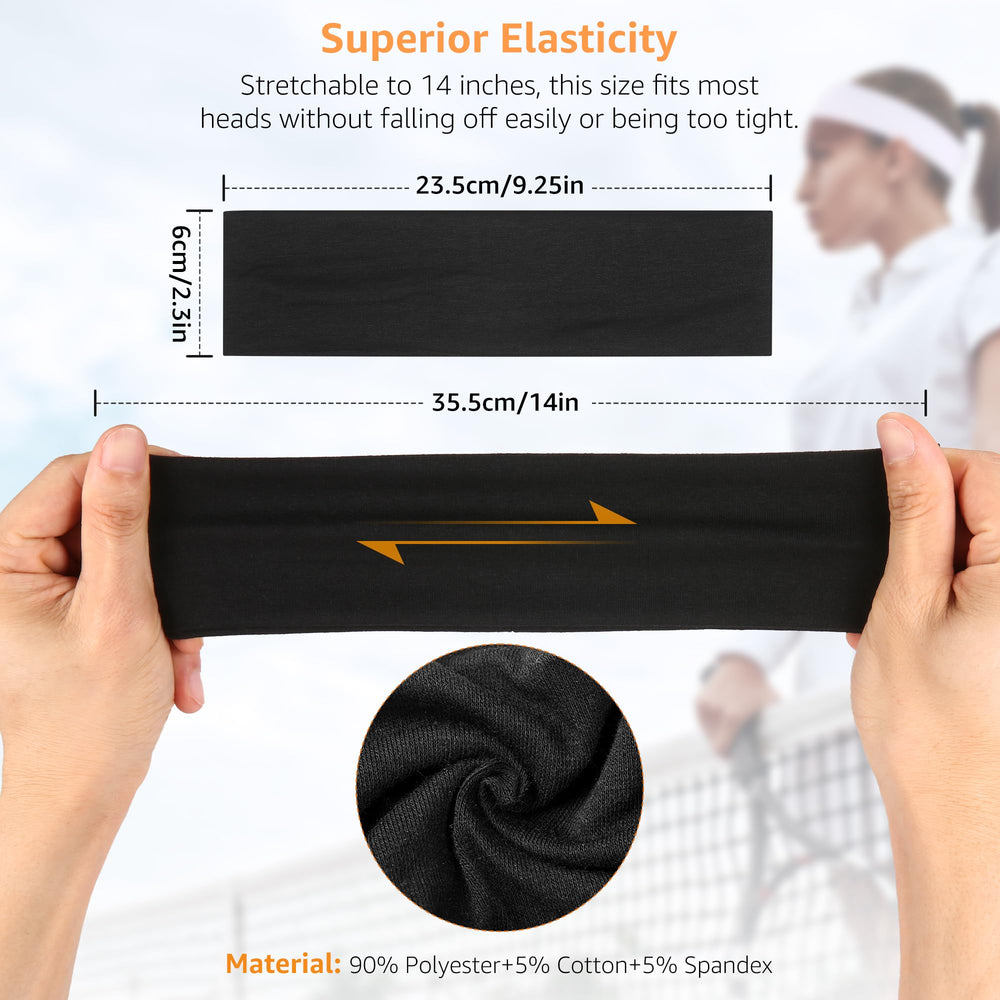 DiyJibb headbands with non-slip fit stay secure during workouts.