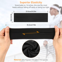 DiyJibb headbands with non-slip fit stay secure during workouts.