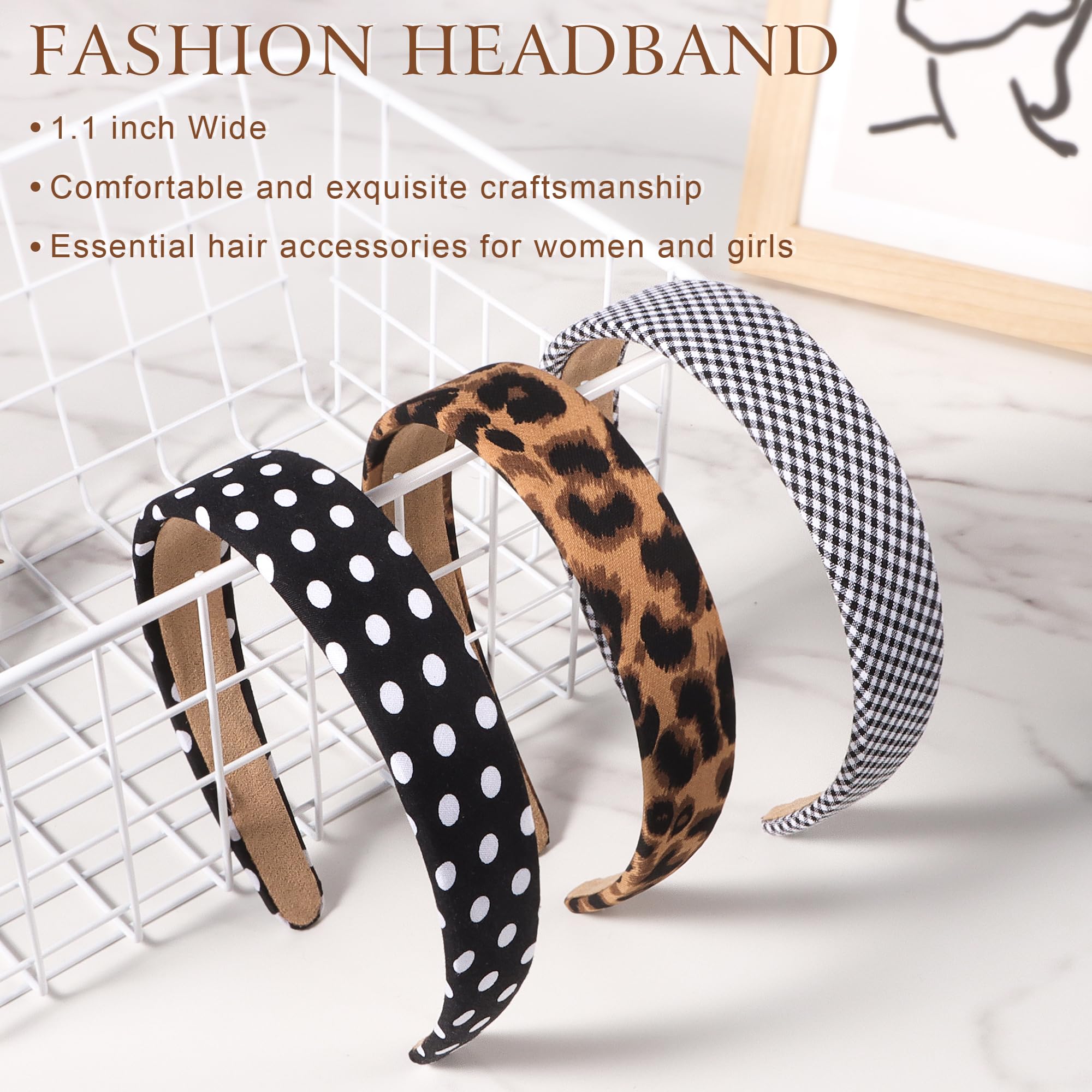 DiyJibb headband with a 1-inch wide band offers comfortable, lightweight support.