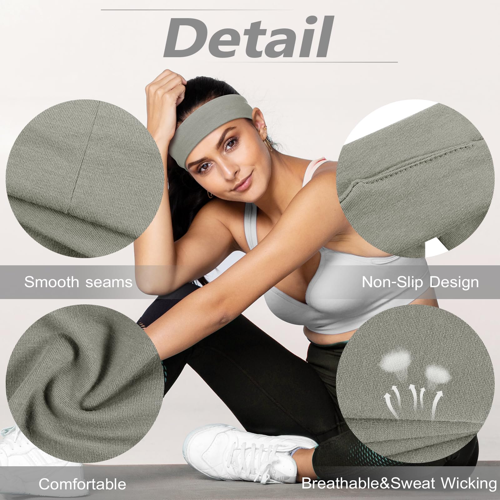 One-size-fits-most DiyJibb headbands stay secure without being tight.