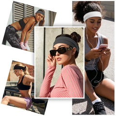 DiyJibb soft cotton blend headbands offer gentle stretch for all-day comfort.