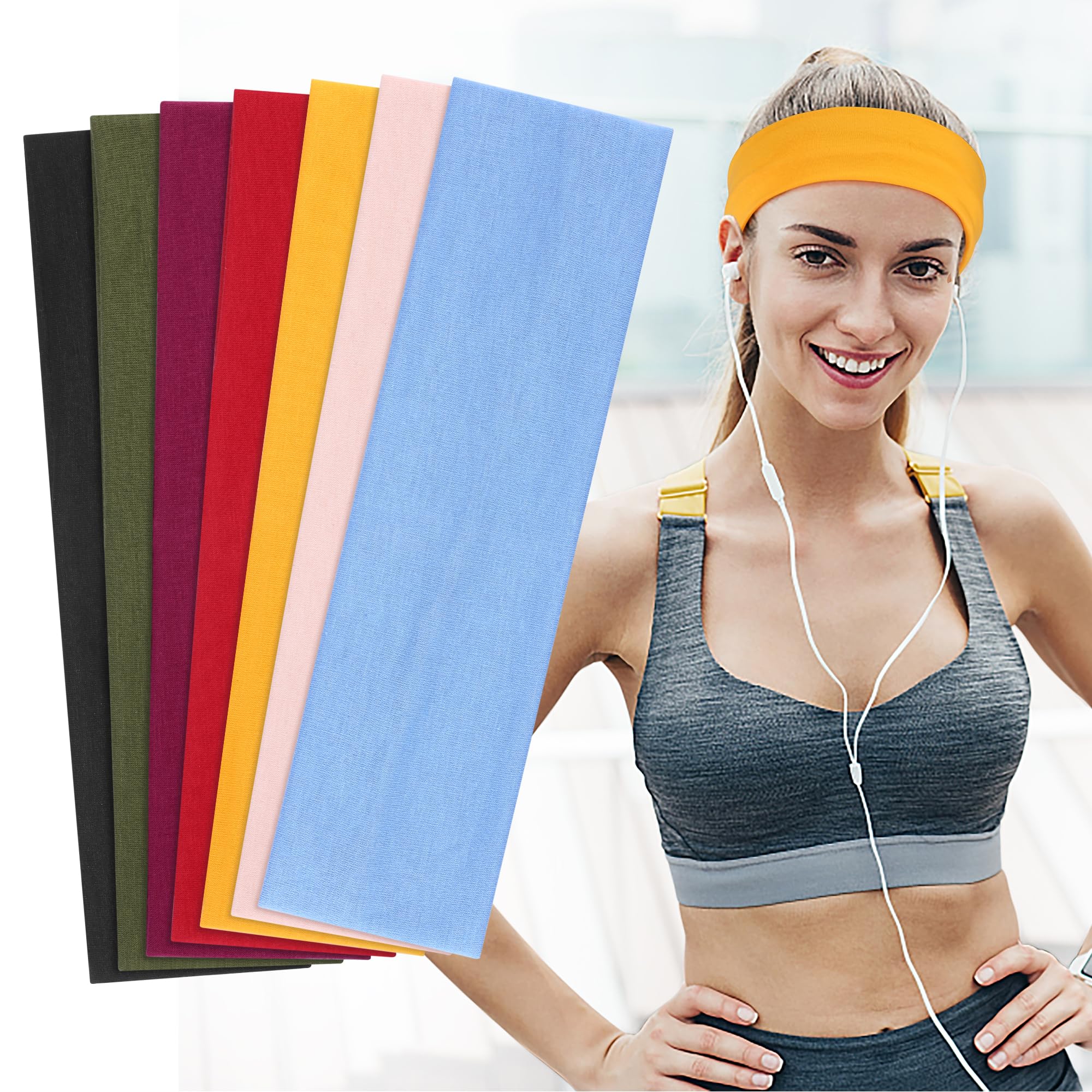 Soft cotton blend DiyJibb headbands combine comfort with performance.
