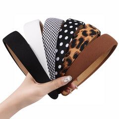 DiyJibb solid color headbands with non-slip grip for secure all-day wear.