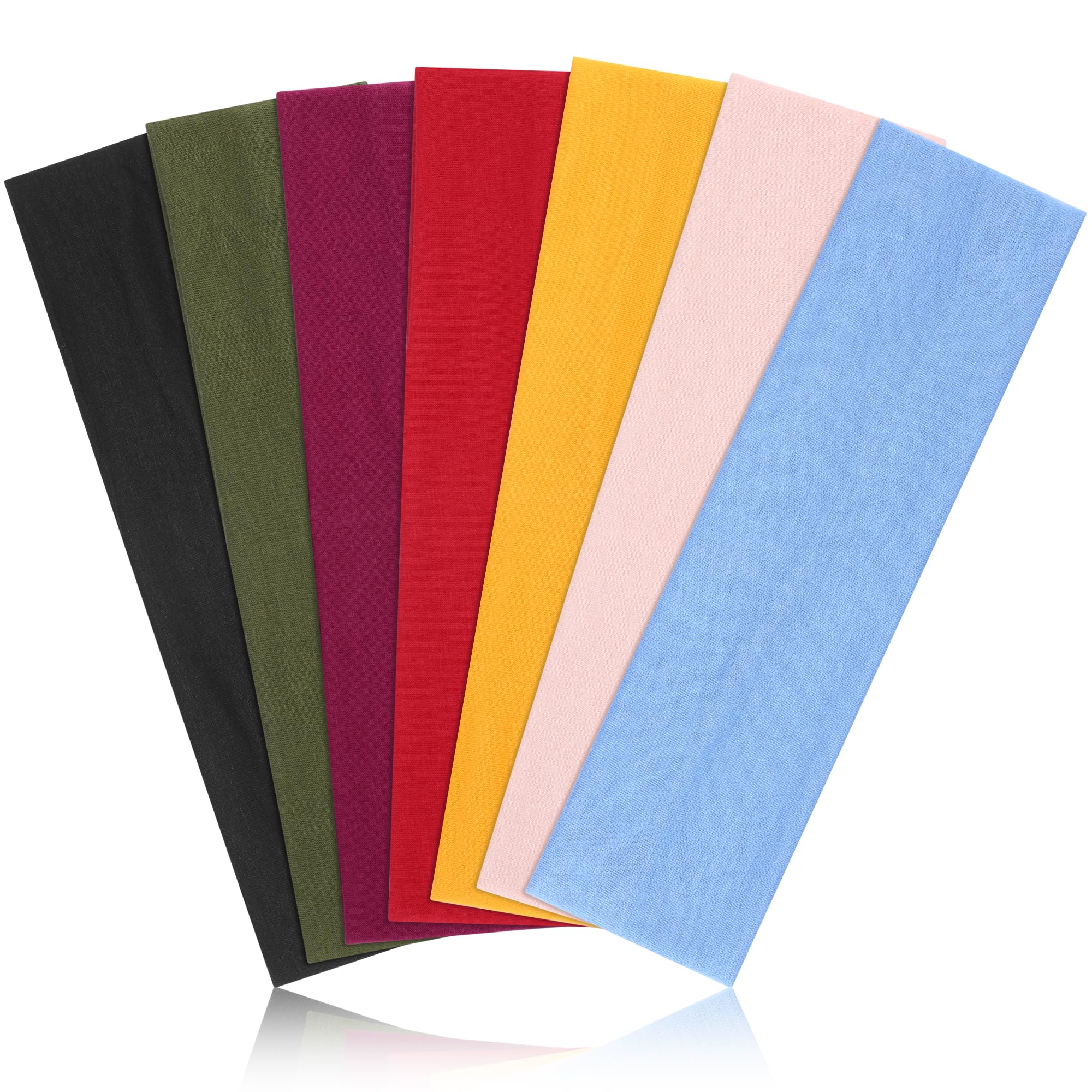 DiyJibb headbands in a stretchy cotton blend for all-day workout comfort.