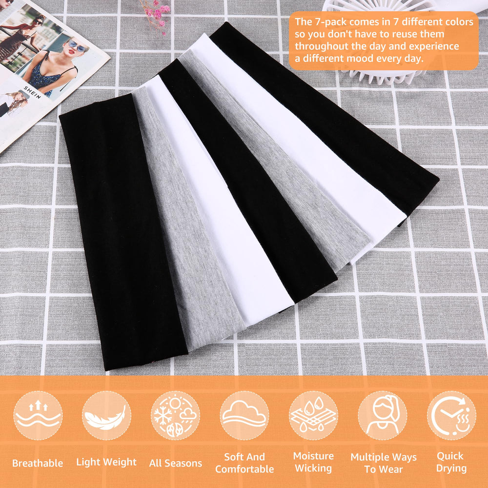 DiyJibb headbands absorb sweat to keep your face dry during exercise.