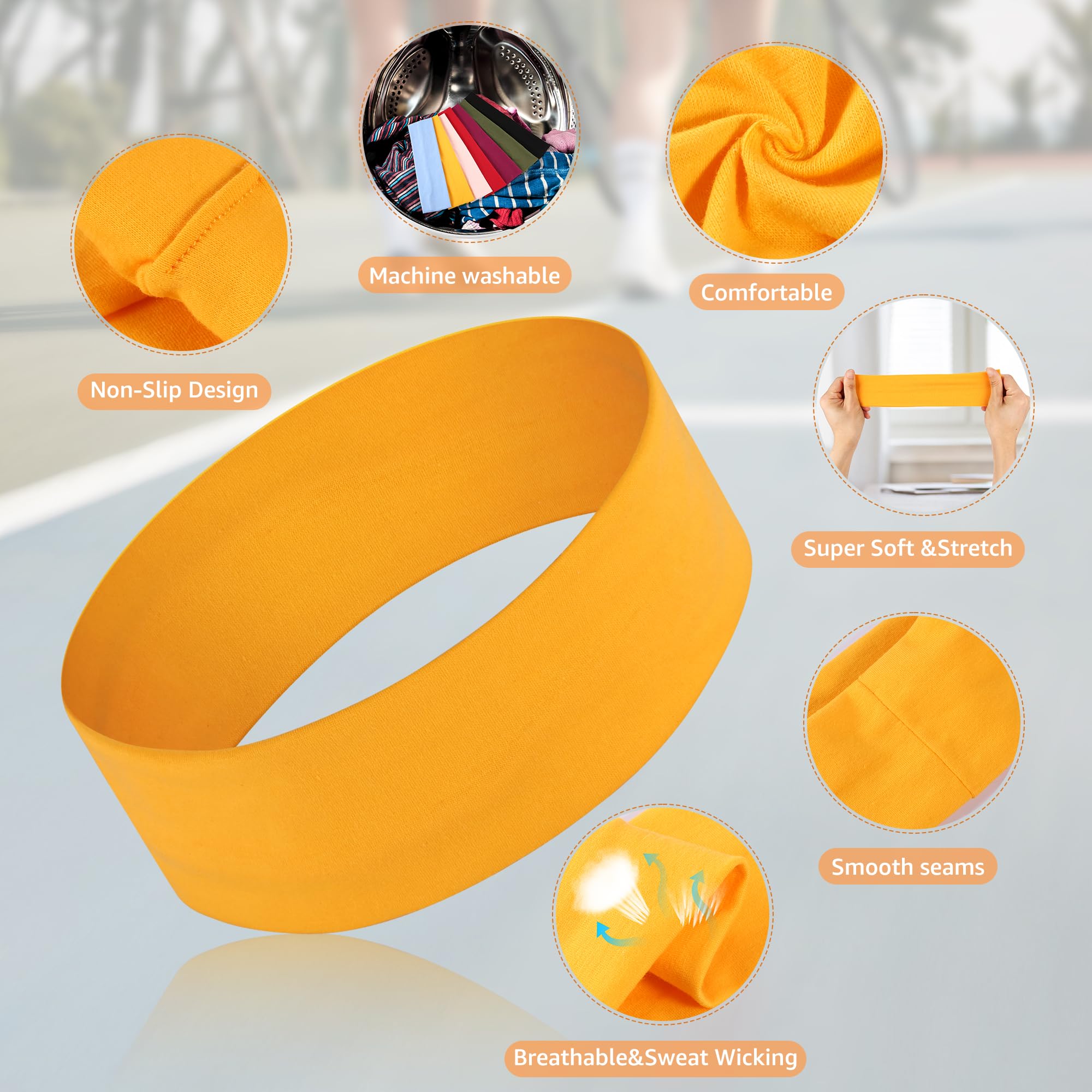 DiyJibb women's sport headbands ideal for running and yoga.