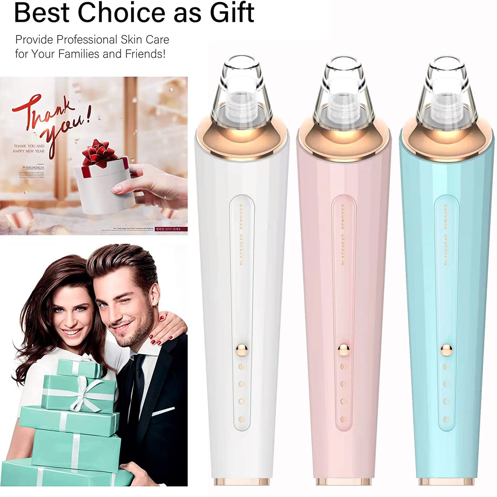 DIYthinker Blackhead Remover Vacuum gift-ready box invites thoughtful skincare routine.