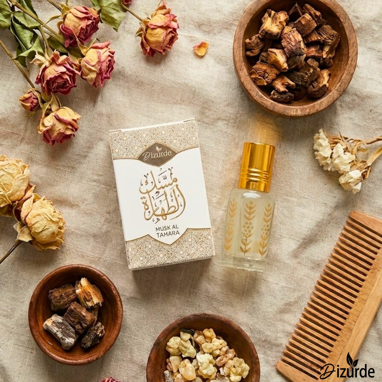 Dizurde Musk Al Tahara 6ml application roller for smooth skin