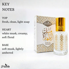 Dizurde Musk Al Tahara 6ml cap open for quick refresh