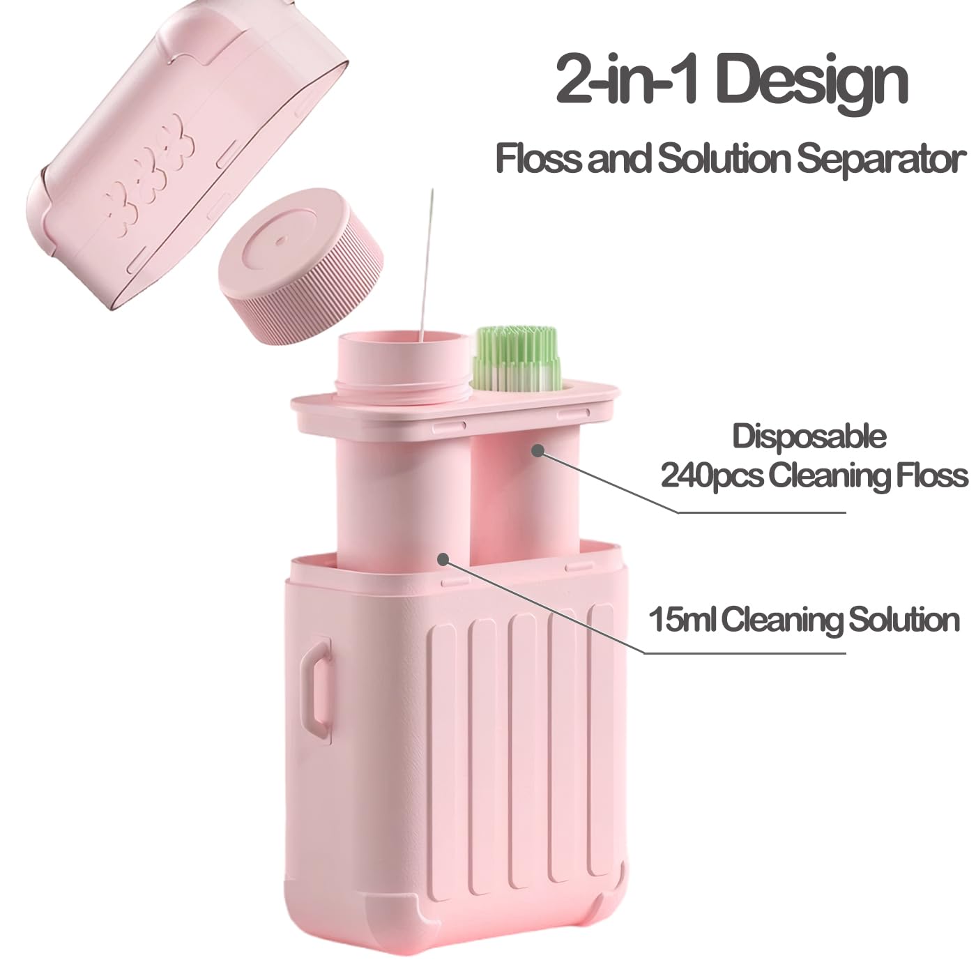 DJDZ solution bottle with plant-based gentle cleaning for piercings