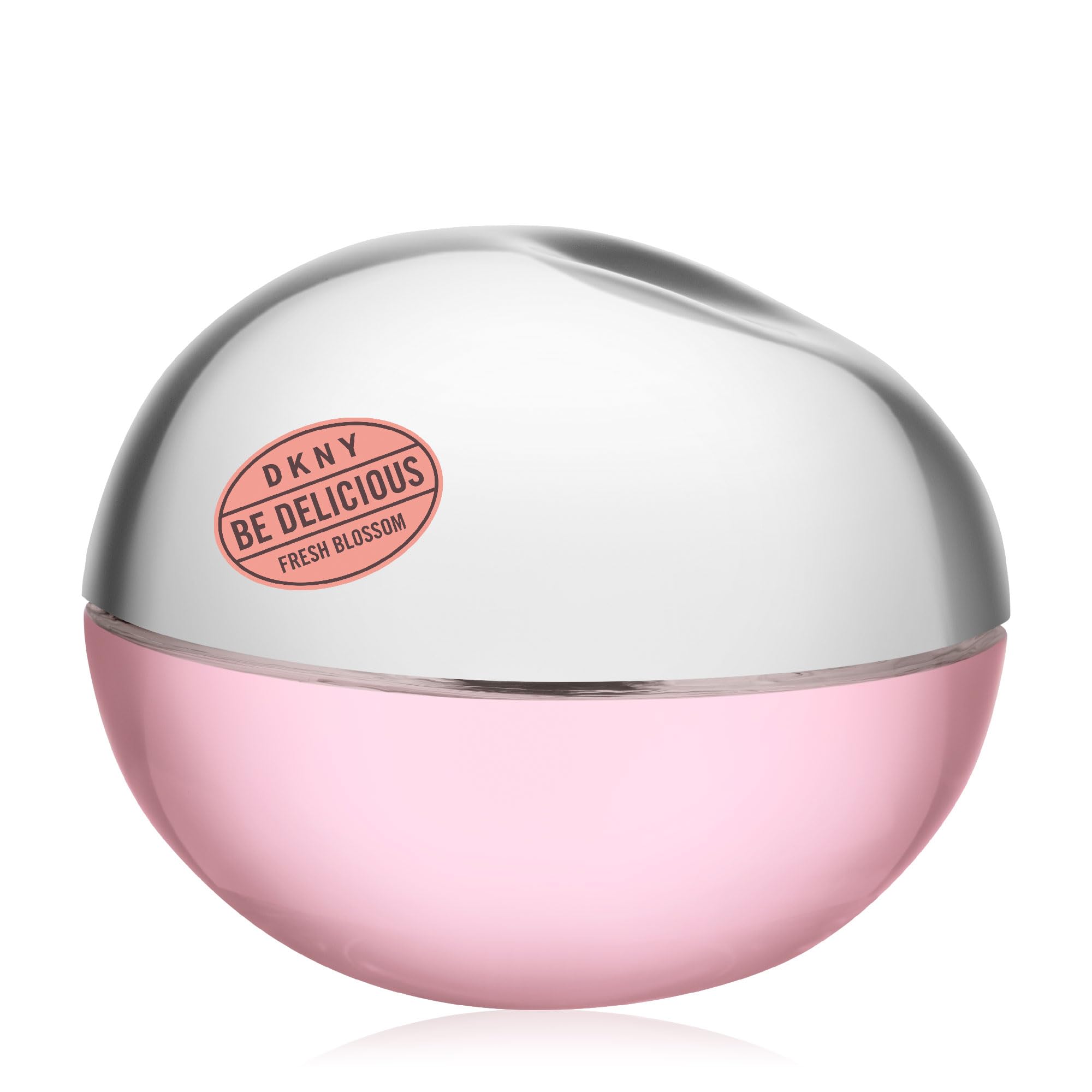 Packaging detail for DKNY Be Delicious Fresh Blossom showcasing premium design variations.