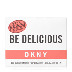 DKNY Be Delicious Fresh Blossom packaging highlights premium design and freshness