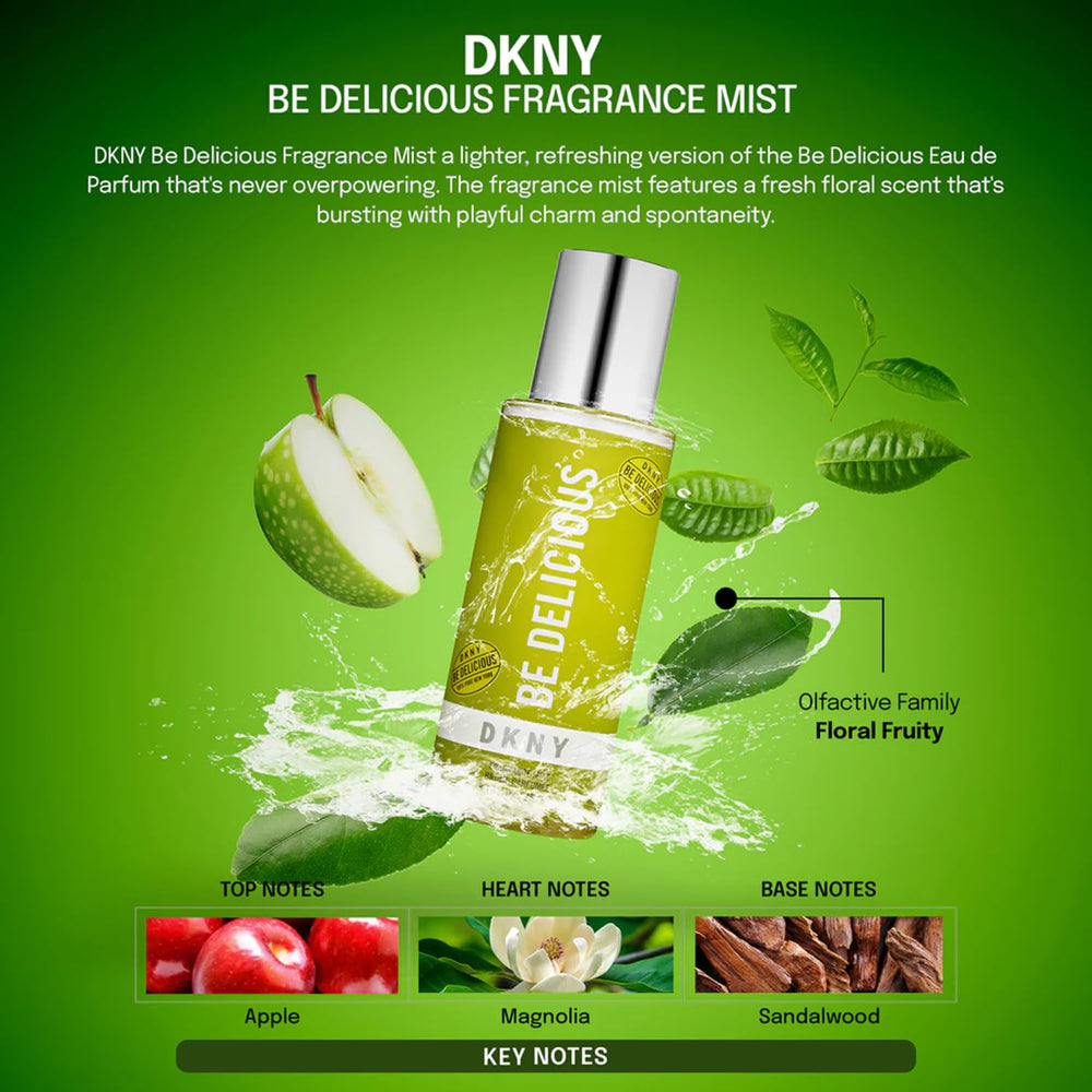 DKNY Be Delicious grapefruit note, sparkling brightness for an energizing start
