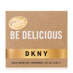 DKNY Golden Delicious packaging box adds luxury for gifting.