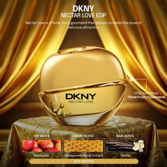 DKNY Nectar Love floral top notes highlight neroli and nectarine for bright daytime allure