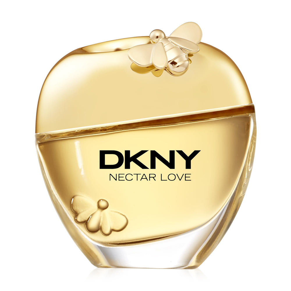 DKNY Nectar Love packaging close-up highlighting honeycomb and neroli details