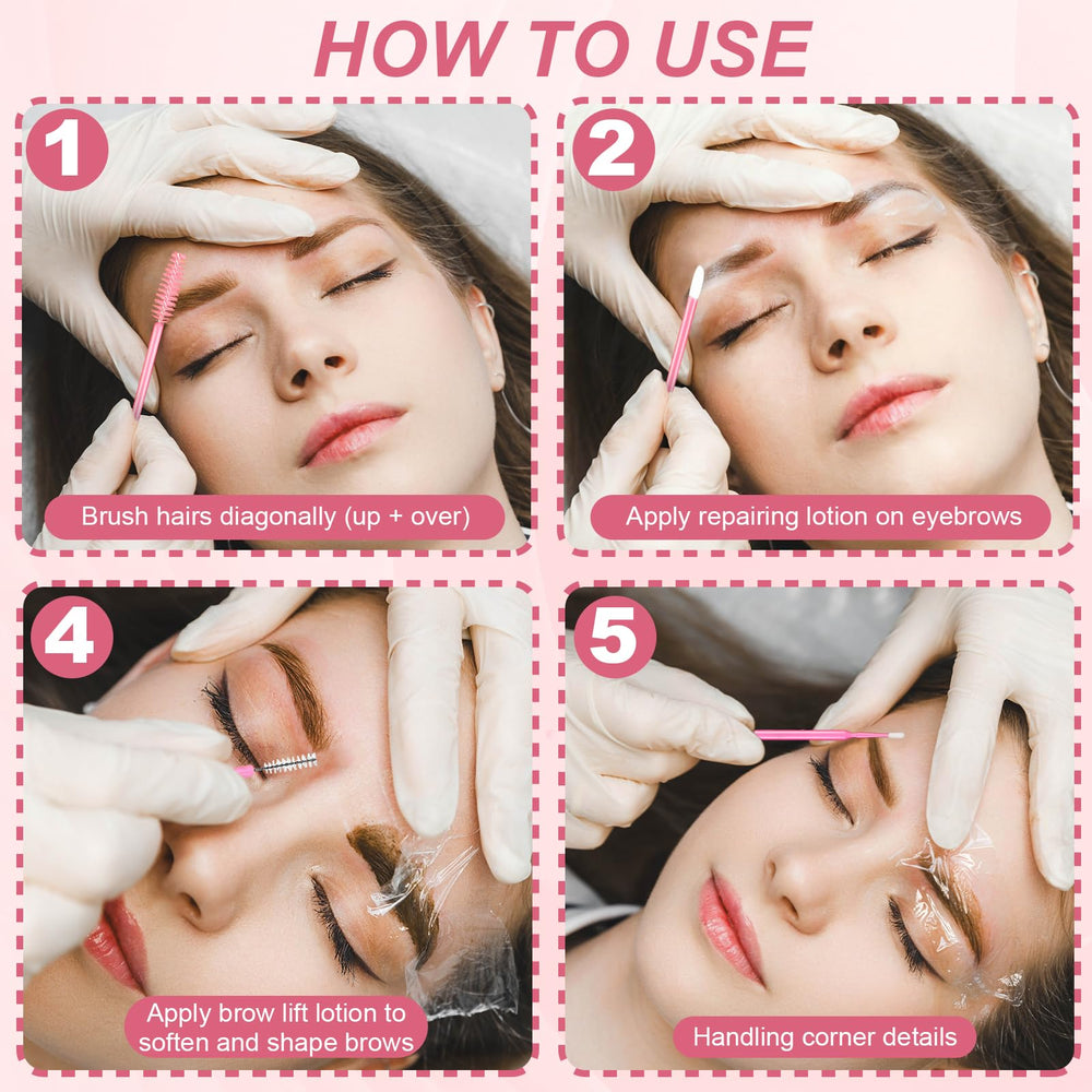 DLUGOPIS pink cotton swabs brushes for clean edge detailing and dye application