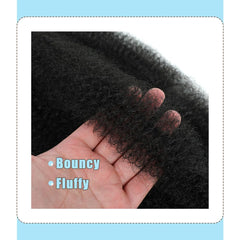 Dlyoigr Afro Twist Hair lightweight design reduces scalp strain