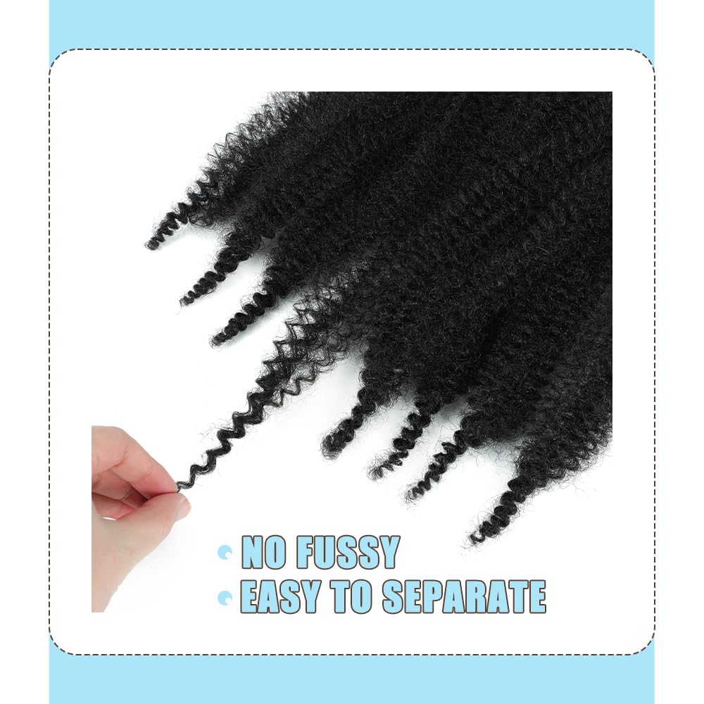 Dlyoigr Afro Twist Hair supports versatile styles like Butterfly Locs