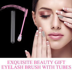 Dming compact brush in a portable 11 cm tube fits makeup bags