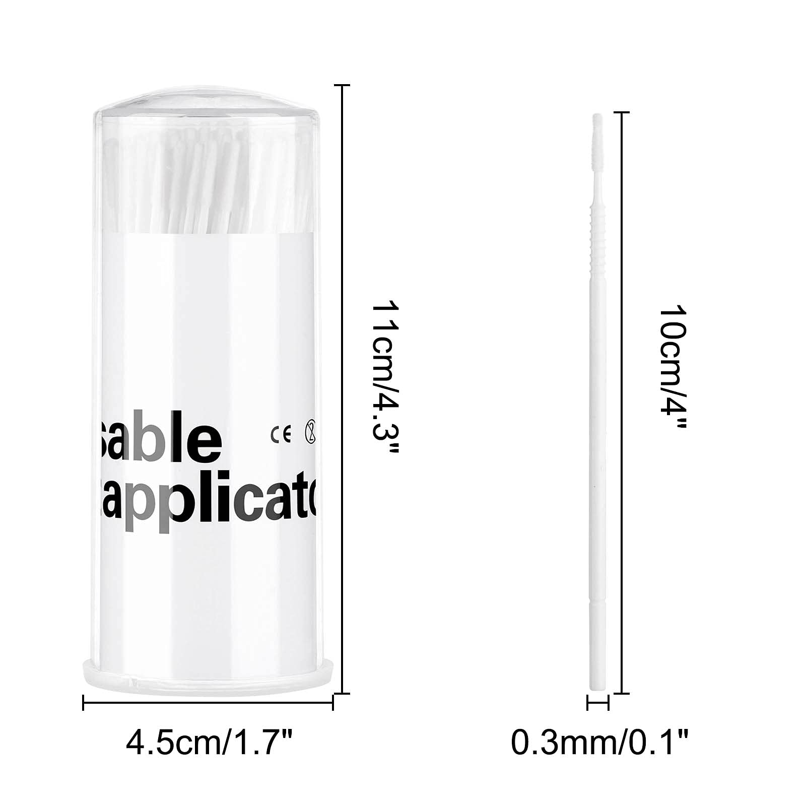 Dming microswab for nail-art-cleaning cleans tiny spaces without shedding fibers.
