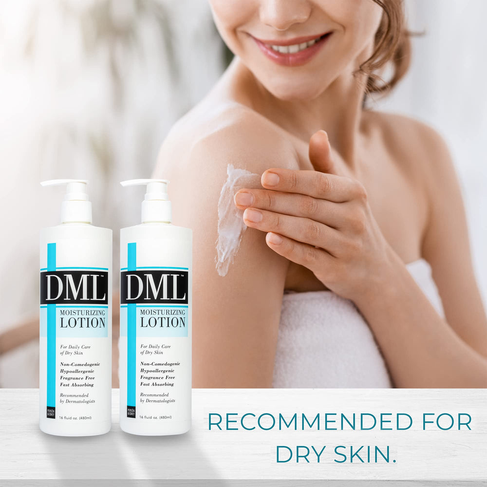 DML Dermatologist recommended label on product packaging