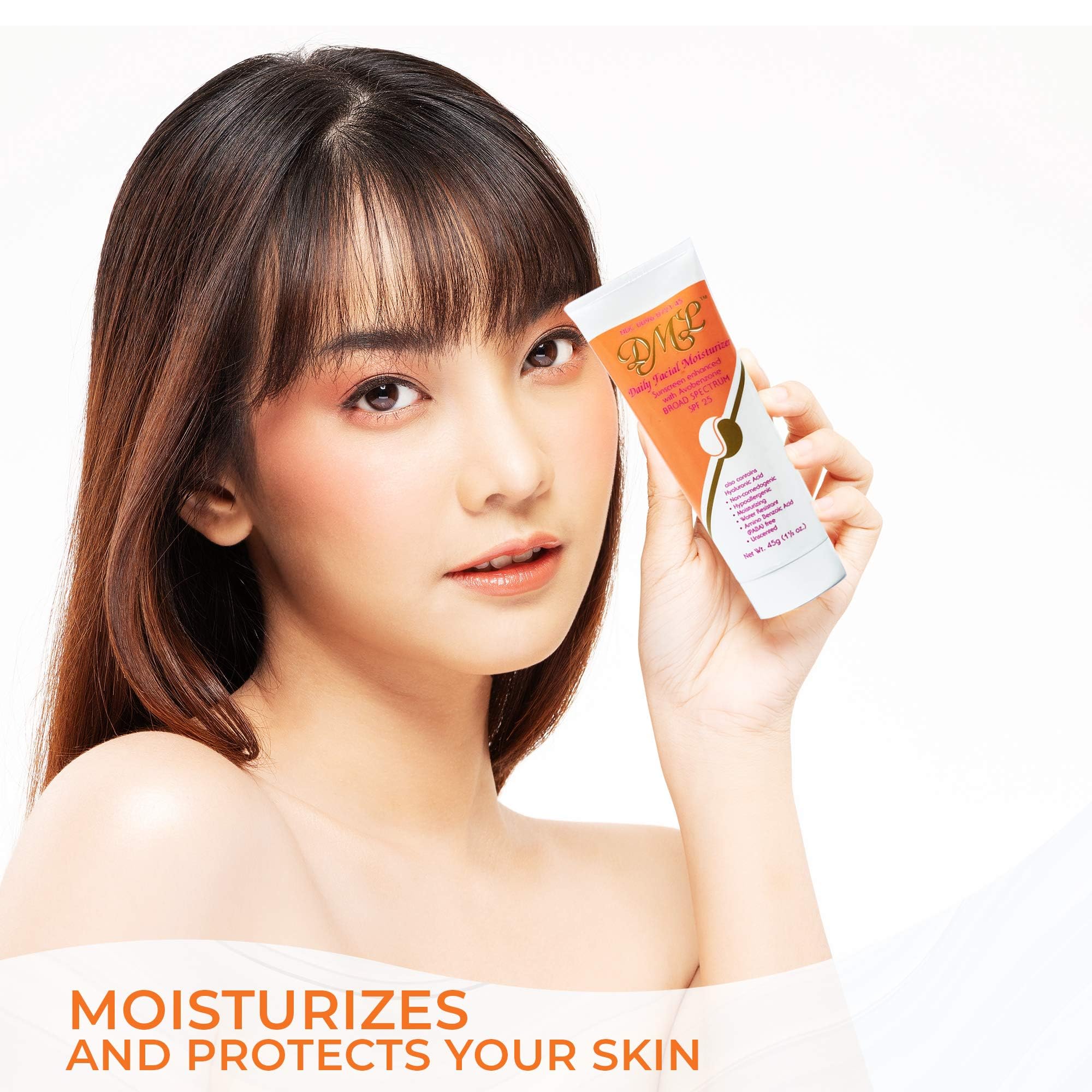 Rostro y cuello con hidratacion y proteccion solar