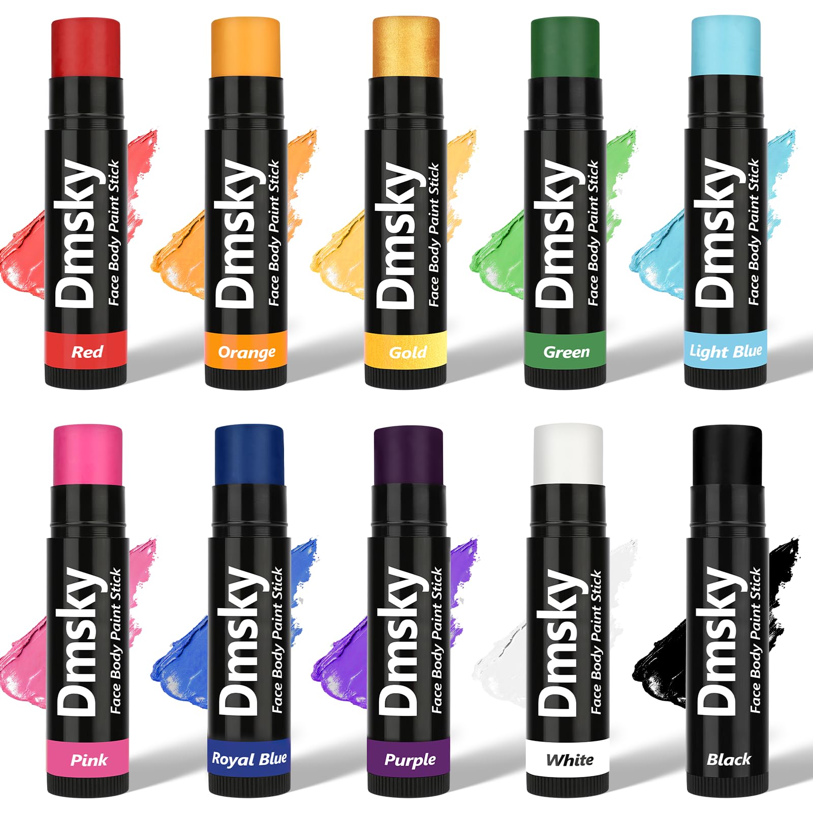 Barra negra para ojos Dmsky con diseño giratorio para uso fácil.