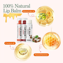 Dmsky Lip Balm tubes closeup reveals smooth glide and non waxy texture