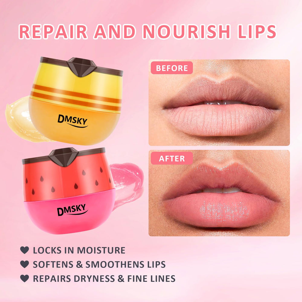 Bálsamo labial DMSKY sabor fresa para hidratación y aroma