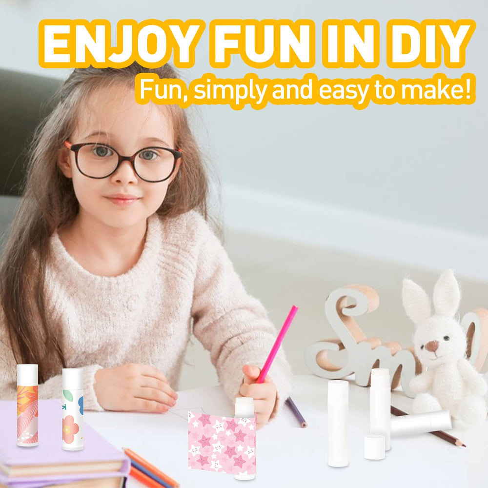 Dmsky coconut flavor lip balm enriched with vitamin E.
