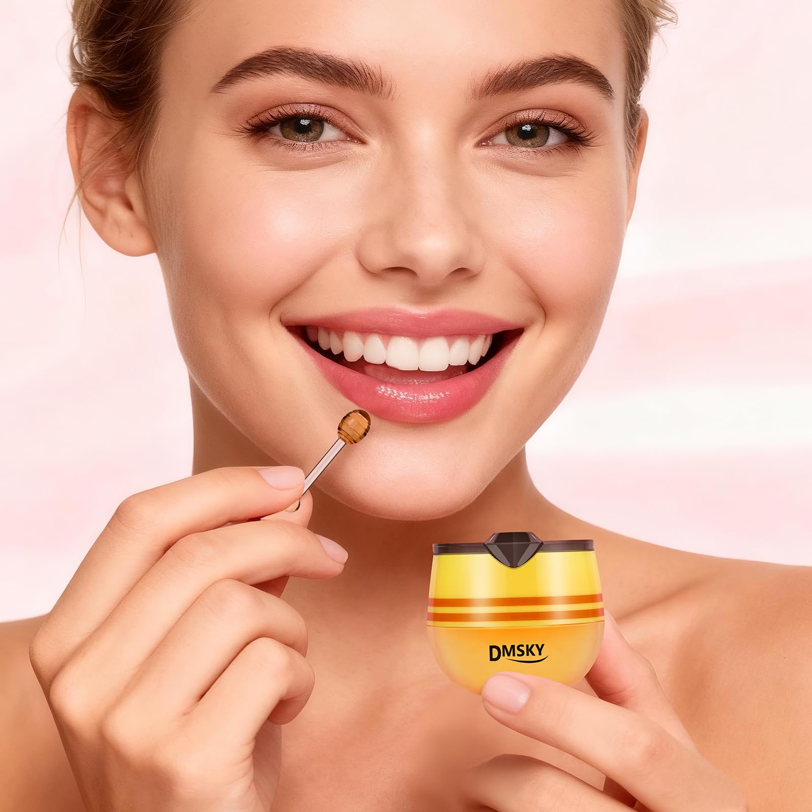 DMSKY bálsamo labial abeja, regalo ideal para días especiales