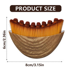 DMwespe contour brush with ergonomic handle supports easy at-home facial massage.
