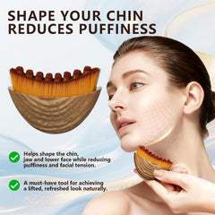 DMwespe lymphatic drainage brush with ultra-soft bristles glides smoothly for comfortable skincare.