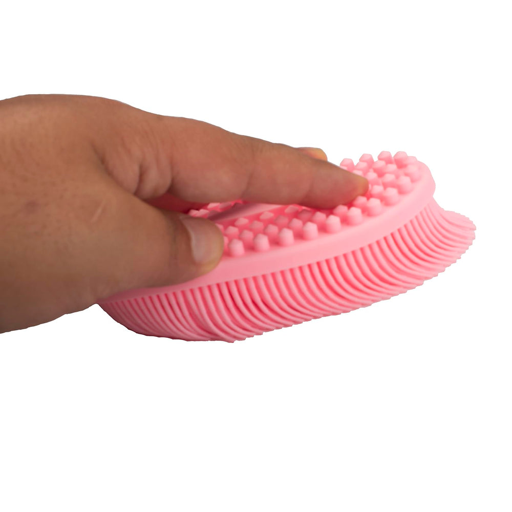 DNC cepillo de silicona usado en la ducha para limpieza suave.