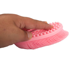 DNC cepillo de silicona usado en la ducha para limpieza suave.