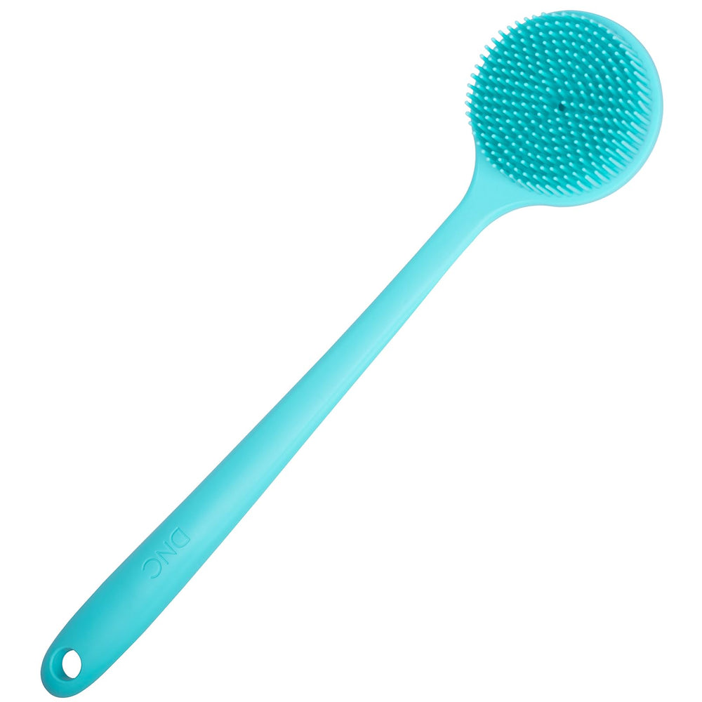 DNC cepillo de espalda de silicona para limpieza suave y eficaz.