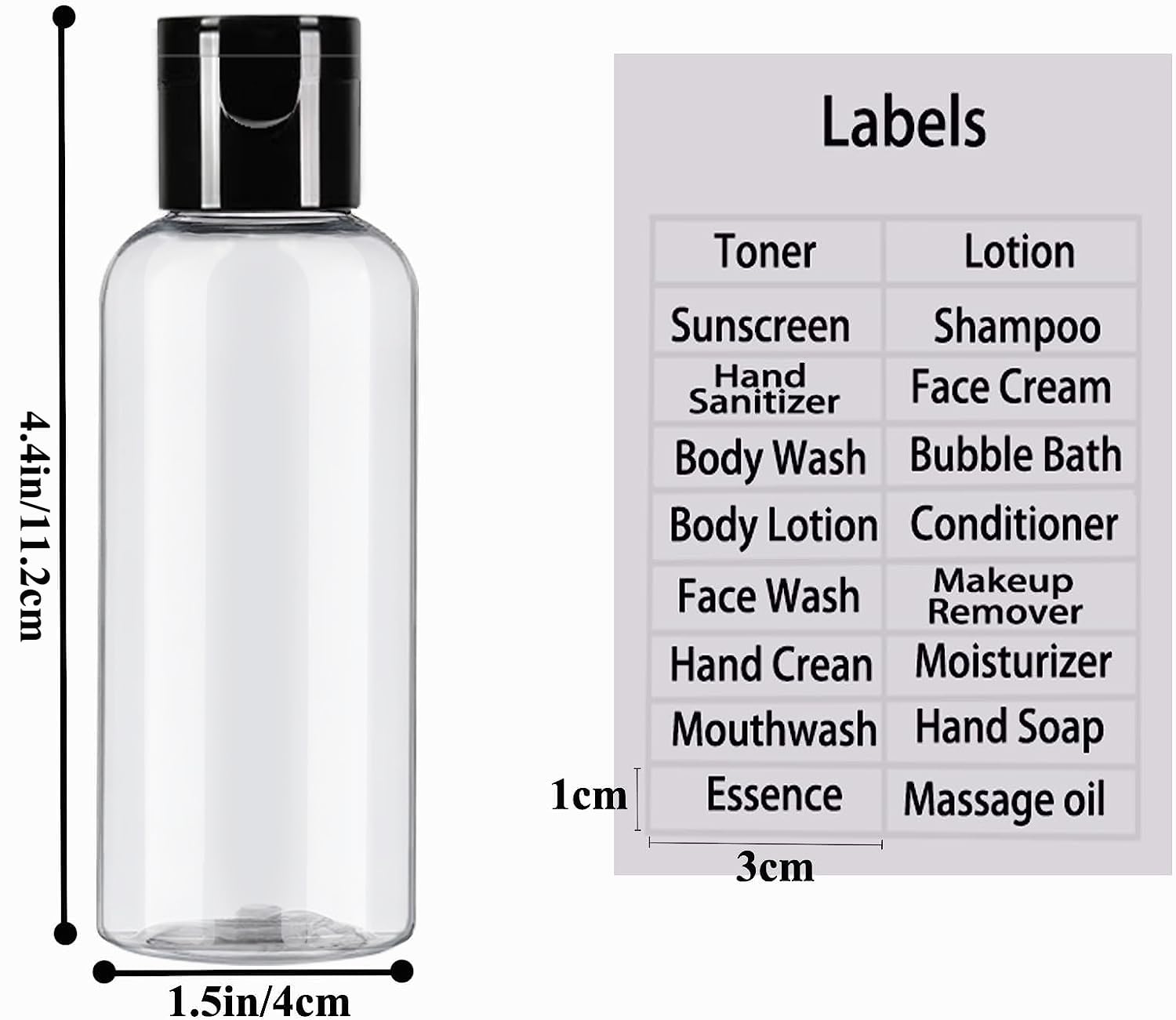 DNSEN 3.4 oz bottles are TSA-approved for easy carry-on packing.