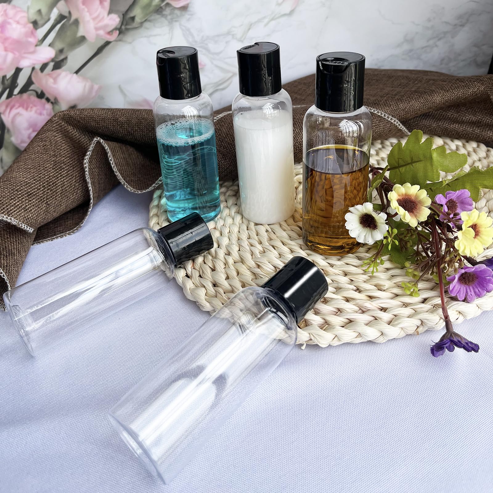 DNSEN leakproof bottle set suitable for sunscreen and lotion