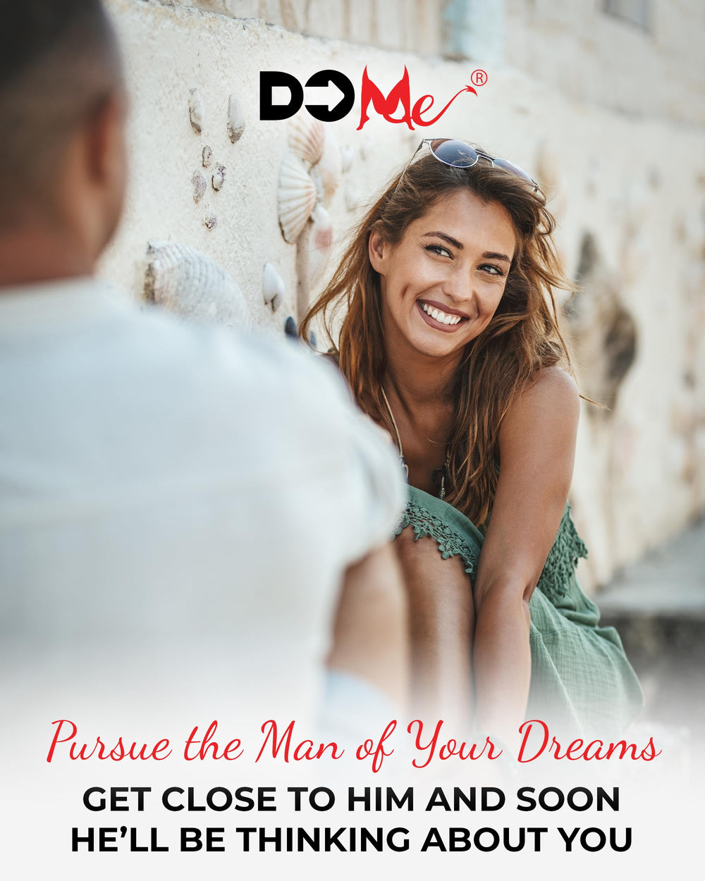 Do Me Pheromones perfume roll-on on pulse points for easy wear and diffusion.