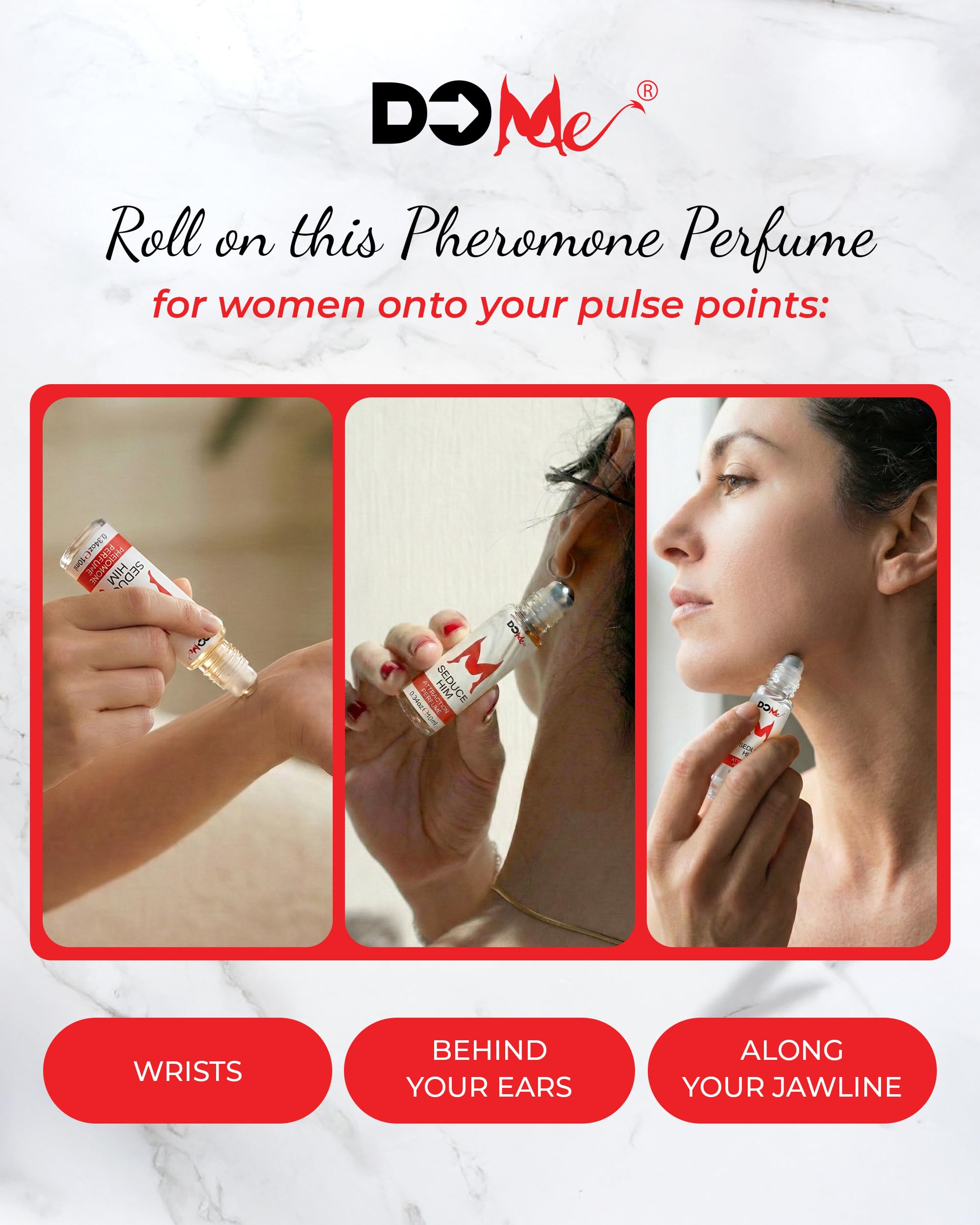 Do Me Pheromones perfume travel-ready roll-on fits purses.