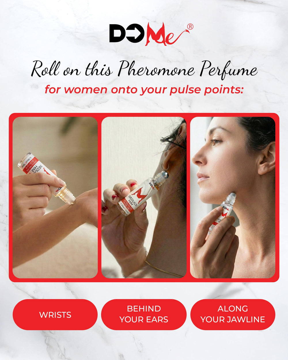 Do Me Pheromones perfume travel-ready roll-on fits purses.