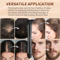 docolor beveled hairline brush delivers seamless, natural hairline blending